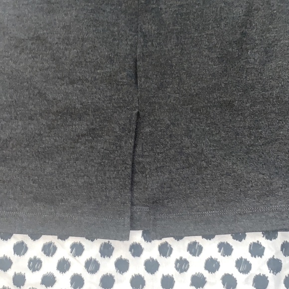 Charcoal Heather Grey Pencil Skirt - Picture 3 of 3